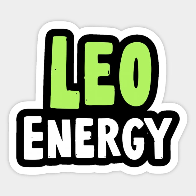 Leo energy Sticker by Sloop